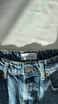 Jean droit Zara - 36 - Bleu