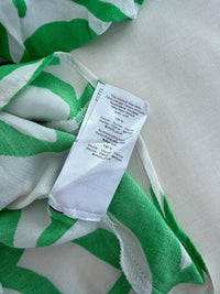 Blouse Naf Naf - 38 - Blanc Et Vert -