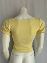 Crop top Urban Outfitters - S - Jaune