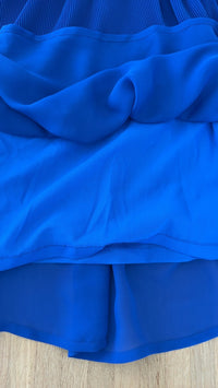 Robe de soirée - 40/42 - bleu -