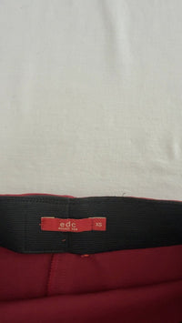 Jupe mini edc - Xs - Bordeaux -