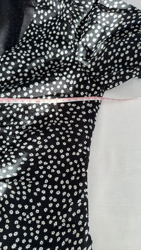 Robe mini Mango - S - Noir - Fleurie