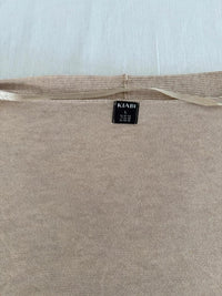 Gilet long Kiabi - L - Beige -