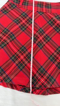 Jupe H&m - 36 - Rouge - Mini Jupe Tartan