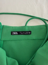 Robe Midi Zara - S - Vert -