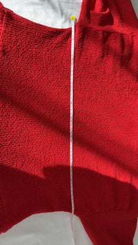 Robe courte Bershka - L - Rouge -