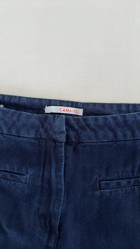 Pantalon large Camaïeu - 40 - Bleu marine -