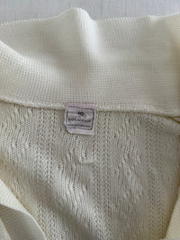 Gilet vintage en maille - Xl - Crème -