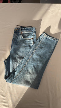 Jean droit Zara - 36 - Bleu
