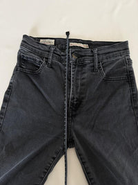 Jean High Rise Super skinny Levi's - 36 - Gris foncé