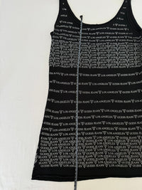 Débardeur Guess - S - Noir - Monogramme Los Angeles