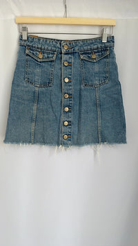 Jupe en jean Zara - S - Bleu -