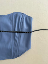 Top bustier Bershka - Xs - Bleu -