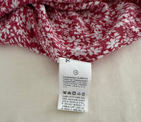 Robe Casual - S - Rouge Et Blanc -