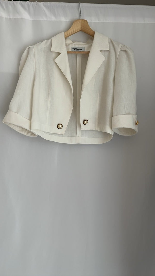 Blazer court Nausikaa - 42- blanc -