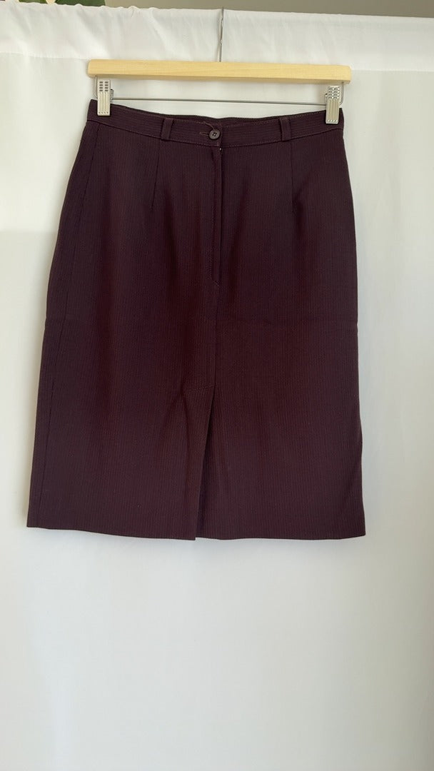 Jupe midi Caroll Paris - Fr 40 - Burgundy