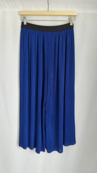 Pantalon plissé Zara - S - Bleu