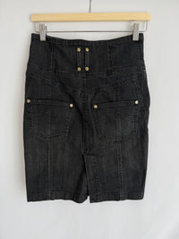Jupe en jean Gina Tricot - 34 - Noir