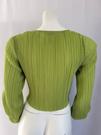 Crop top Pimkie plissé - L - Vert