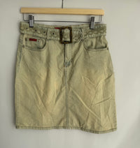 Jupe en jean Kor Jeans - L - bleu jaune -