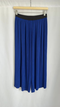 Pantalon plissé Zara - S - Bleu