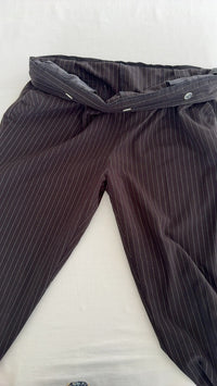 Pantalon tailleur Etam - 38 - Noir - à rayures