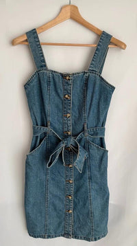 Robe en jean Papaya - 36 - bleu -