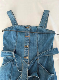 Robe en jean Papaya - 36 - bleu -