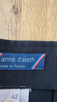 Jupe droite anne d'aleth - Fr 42 - Noir