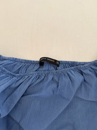 Blouse Zara Woman - M - Bleu - Rayures