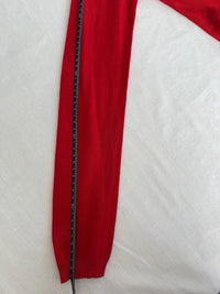 Pull col V Morgan - Xs - rouge - dos lacé