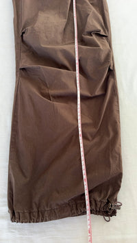 Pantalon parachute Pull&bear - M - Marron -