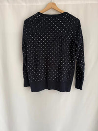 Gilet C&a - L - Bleu marine à pois