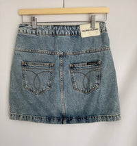 Jupe mini en jean Calvin Klein Jeans - 36 - Bleu