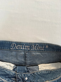 Jupe courte en jean Denim Mini - 38 - Bleu -