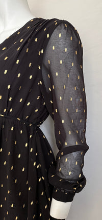 Robe Casual Glamorous - M - Noir Et Doré -