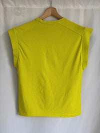 Débardeur Zara - S - Jaune / Vert fluo -