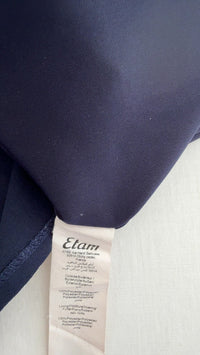 Robe courte Etam - 38 - Marine -
