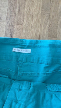 Pantacourt femme Armand Thiery - 42- turquoise