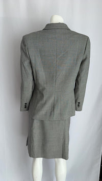 Tailleur jupe femme similaire! pied-de-poule Fr 42 gris
