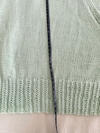 Gilet court Vintage - L - Vert menthe -