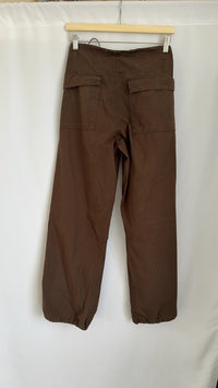 Pantalon parachute Pull&bear - M - Marron -