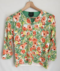 Gilet Eddie Bauer floral - S - Vert -