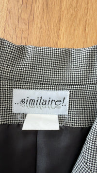 Tailleur jupe femme similaire! pied-de-poule Fr 42 gris