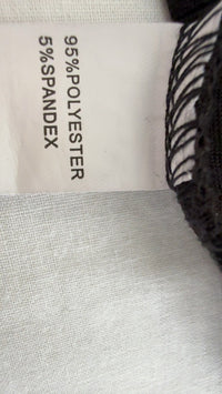 Veste zippée côtelée - L - Noir