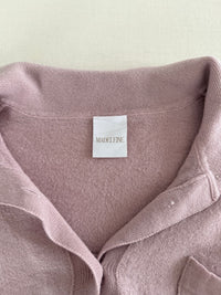 Gilet boutonné style surchemise Madeleine - 42 - Rose