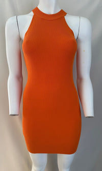 Robe Mini Mng - M - Orange - Neuve