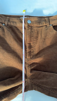 Pantalon velours côtelé Mango - 38 - Marron