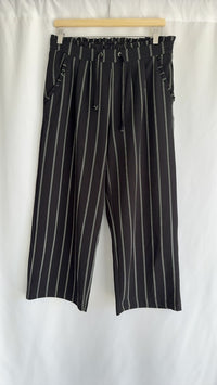 Pantalon large Jdy - M - Noir - à rayures