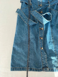 Robe en jean Papaya - 36 - bleu -